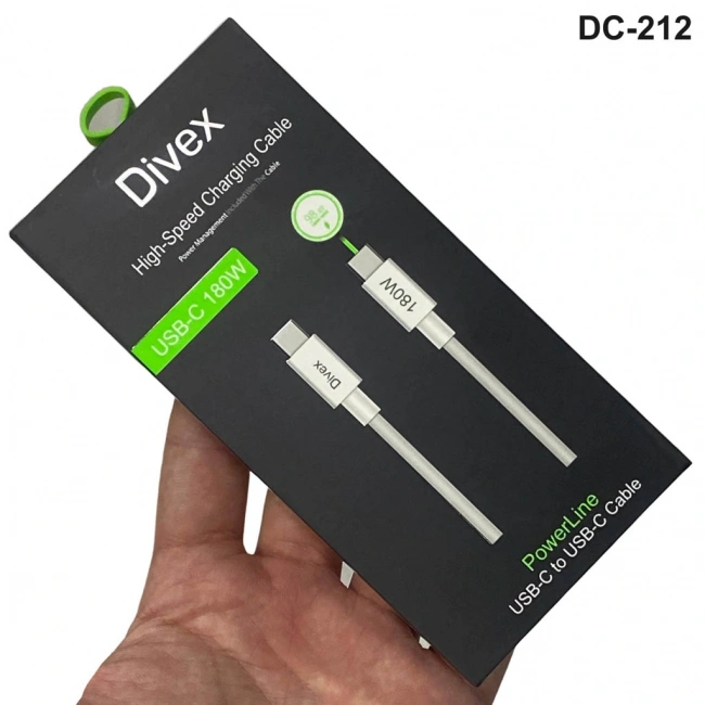 Divex Type-C ( USB-C ) 180W Hızlı Şarj Kablosu DC-212