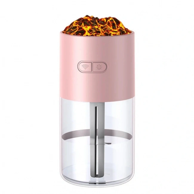 Divex Yanardağ Görünümlü Hava Nemlendirici Volcano Humidifier Pembe H-42
