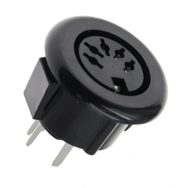 DS-5-07A 5 Pin Dişi DIN Konnektör - Panel Tipi