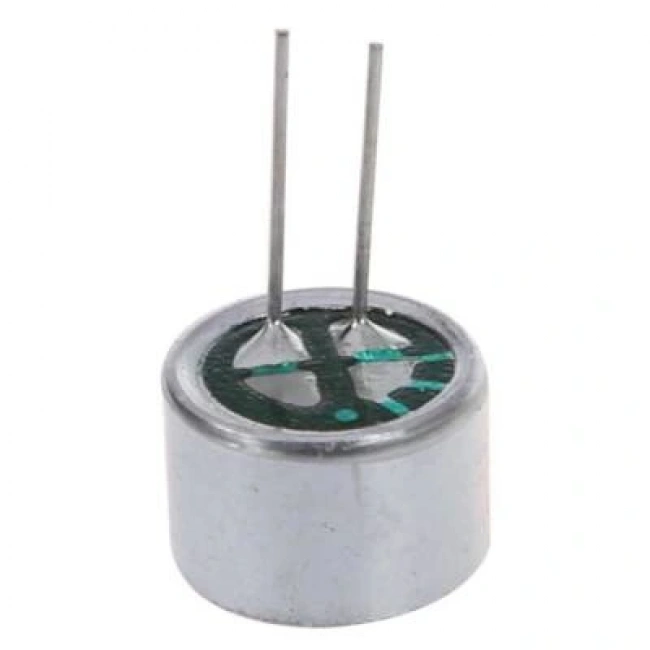Elektret Kapasitif Mikrofon Kapsülü 9.5mm