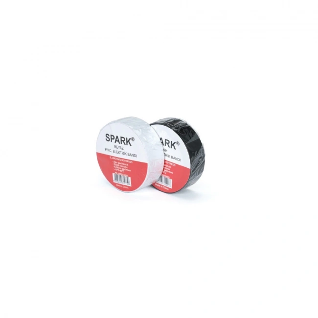 Elektrik Bandı 0.13x19mm x 10 Yard (Yanmaz) Beyaz