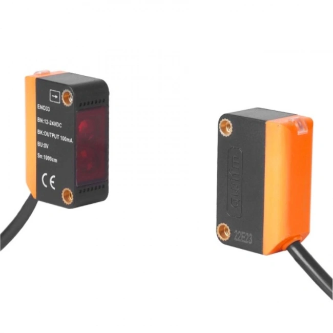 EN33-D1E1000NA 1000cm NPN NO Karşılıklı Fotoelektrik Sensör