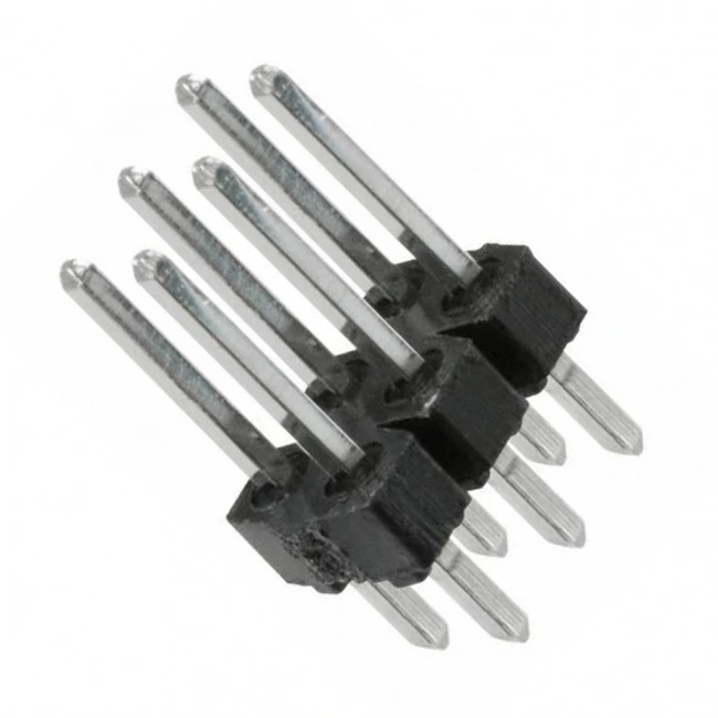 Erkek Pin Header 2x3 Pin (6Pin) 12 mm 2.54mm 2x3 180° İki Sıra