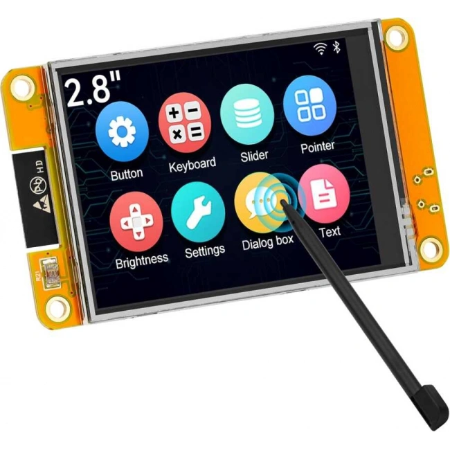 ESP32 Geliştirme Kartı 2.8 inç 240x320 Akıllı Dokunmatik TFT LCD Modül | LVGL WiFi Bluetooth WROOM Arduino Uyumlu