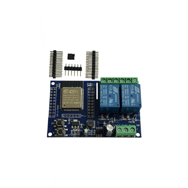 ESP32 WiFi Bluetooth 2 Kanal Röle Kartı