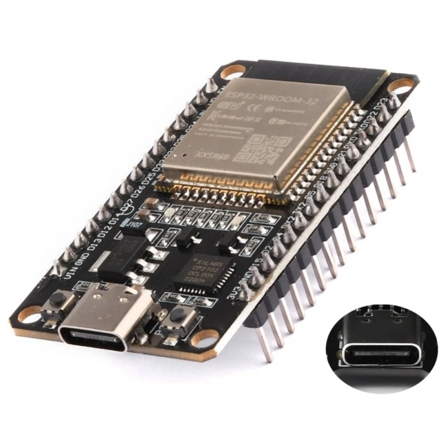 ESP32 WiFi Bluetooth Geliştirme Kartı CP2102 Type-C 30 Pin