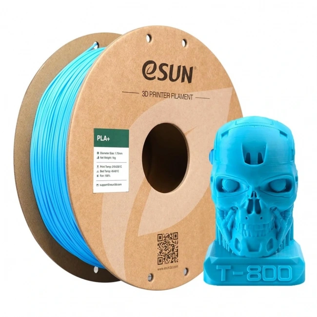 eSUN Açık Mavi Pla+ Filament 1.75mm 1 KG