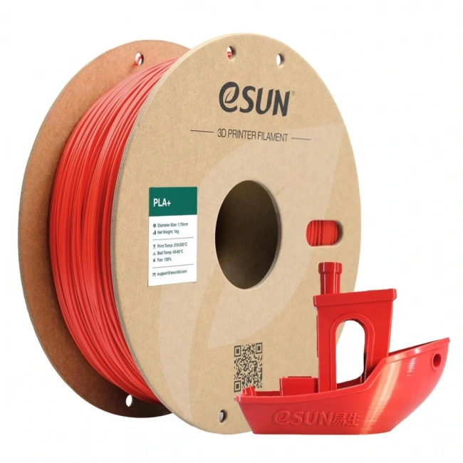 eSUN Kırmızı Pla+ Filament 1.75mm 1 KG