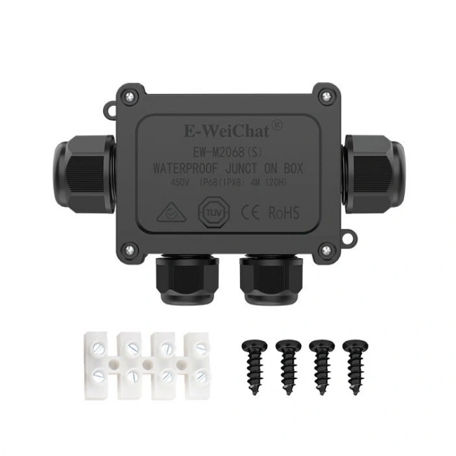 EW-M2068S-4TA 4-Yollu Su Geçirmez Kablo Bağlantı Kutusu