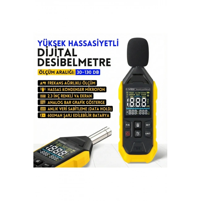 FDM-01 Dijital Gürültü Desibel Ölçer