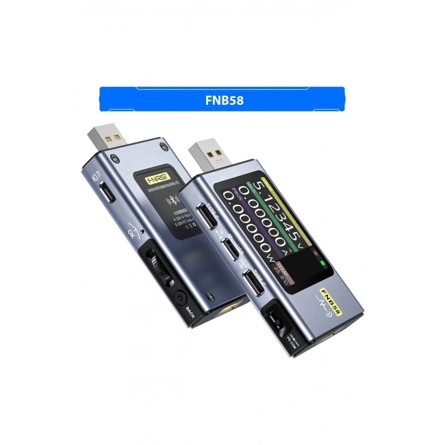 FNIRSI FNB58 Bluetooth Usb Voltmetre Ampermetre Test Cihazı