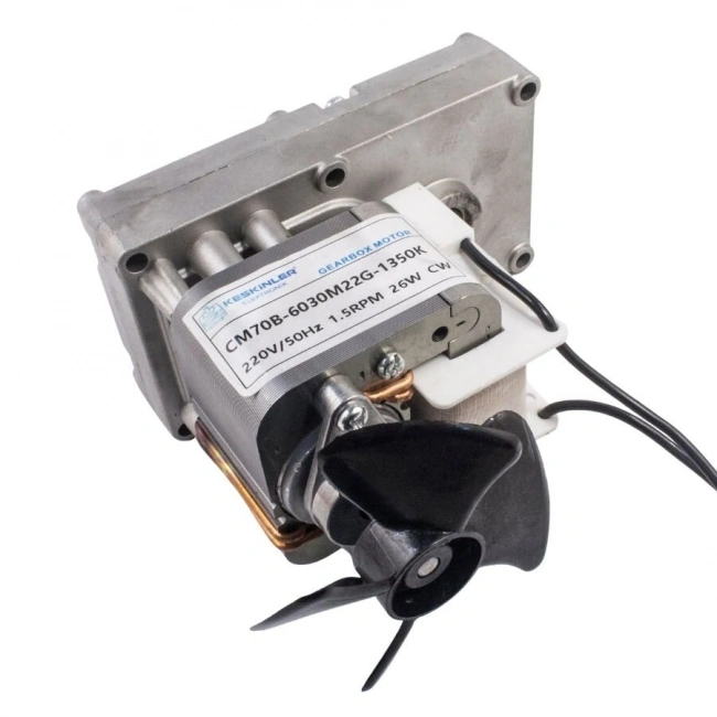 GM-70 220V AC 1.5RPM Redüktörlü Motor