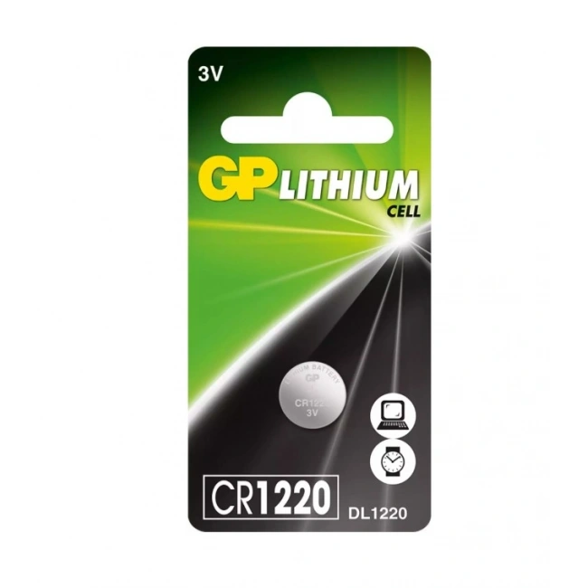 GP CR1220 3V Lityum Pil Tekli Paket