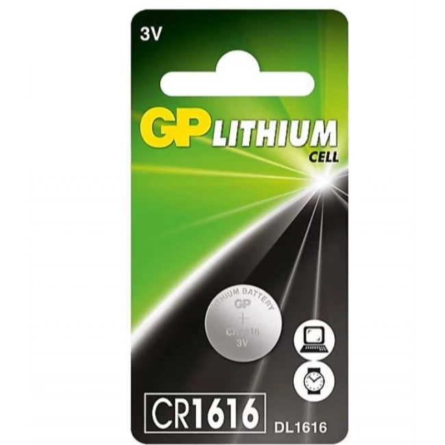 GP CR1616 3V Lityum Pil Tekli Paket