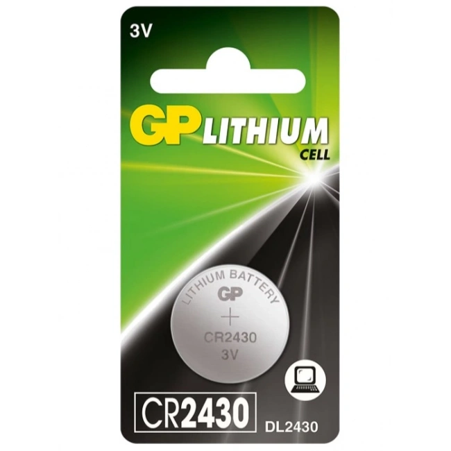 GP CR2430 3V Lityum Pil Tekli Paket