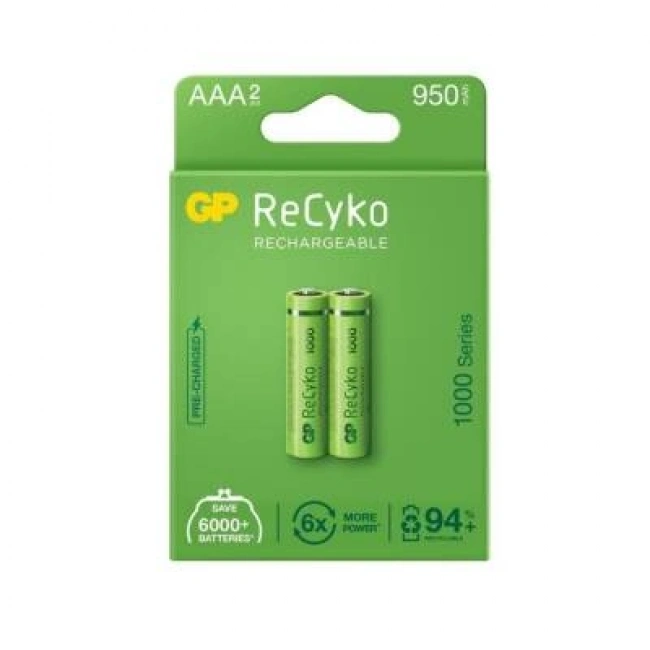 GP ReCyko+ 2li 950mAh AAA Şarj Edilebilir Pil