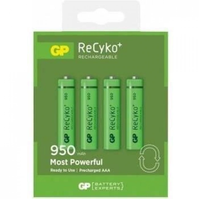 GP ReCyko+ 4lü 950mAh AAA Şarj Edilebilir Pil