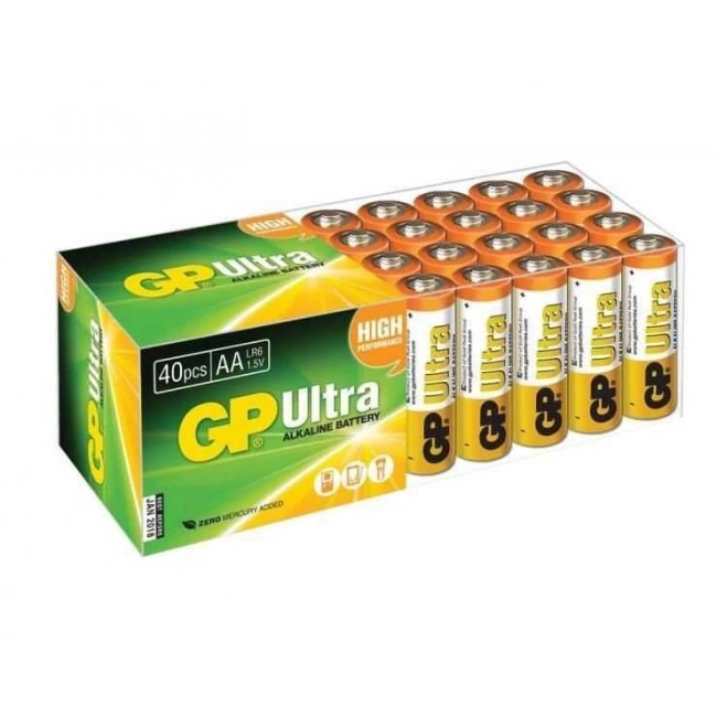 GP Ultra 40lı AA Kalem Pil - Ekonomik Paket