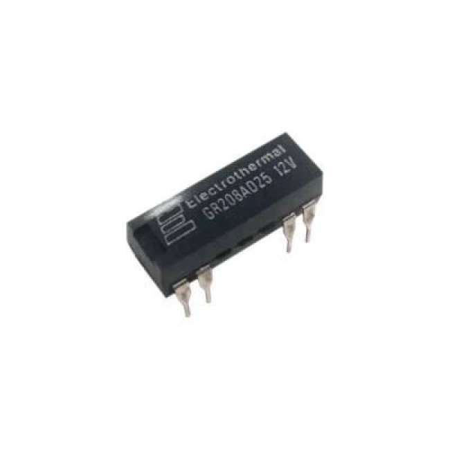 GR208-AD25-12V Reed Röle Çift Kontak N/O 12VDC 0.5A