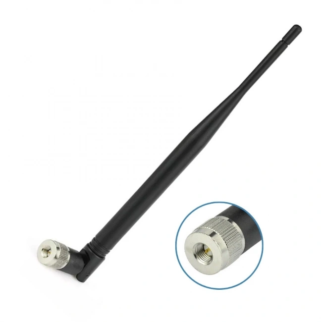 GSM 185mm 900-980MHz 3dBi 90 Derece SMA Erkek Anten