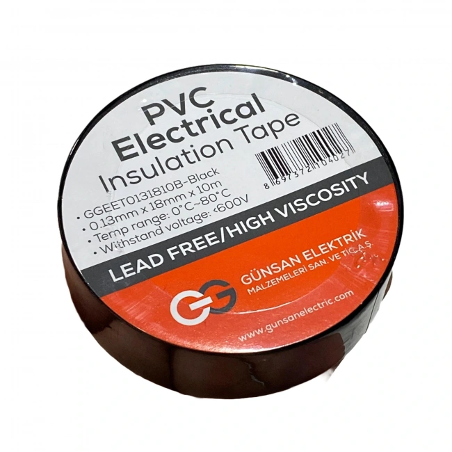Günsan İzole Elektrik Bandı Siyah 