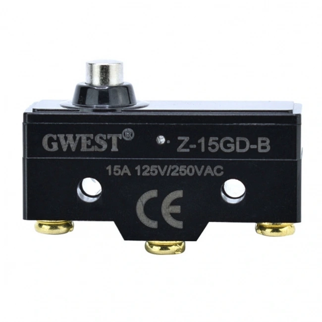 Gwest AZ-15GD-B Kalın Uzun Pimli Mikro Switch 15A 1NO + 1NC