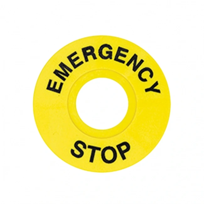 Gwest FD/60 60mm Acil Stop Etiketi