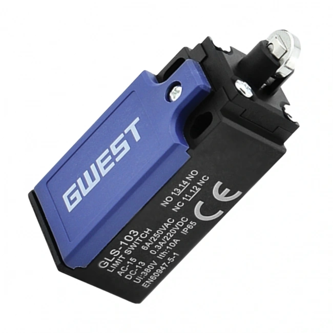 Gwest GLS-103 Dikey Metal Makaralı Limit Switch 1NO + 1NC