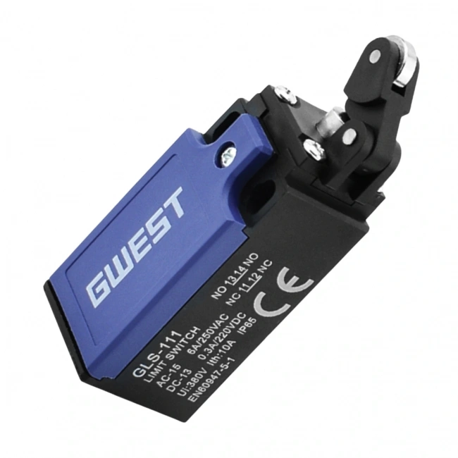 Gwest GLS-111 Açısal Metal Makaralı Tek Yön Limit Switch 1NO + 1NC