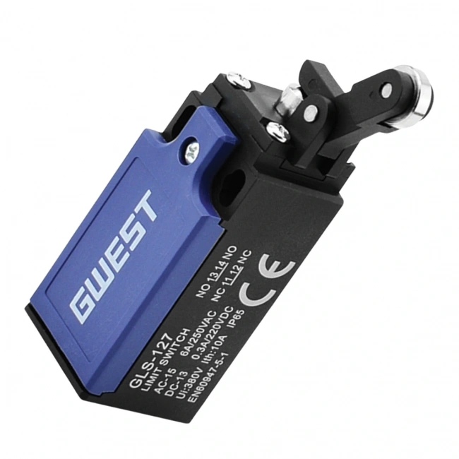 Gwest GLS-127 Ters Açısal Metal Makaralı Limit Switch