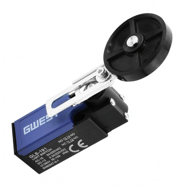 Gwest GLS-191R Ayarlanabilir Kauçuk Makaralı Resetli Limit Switch