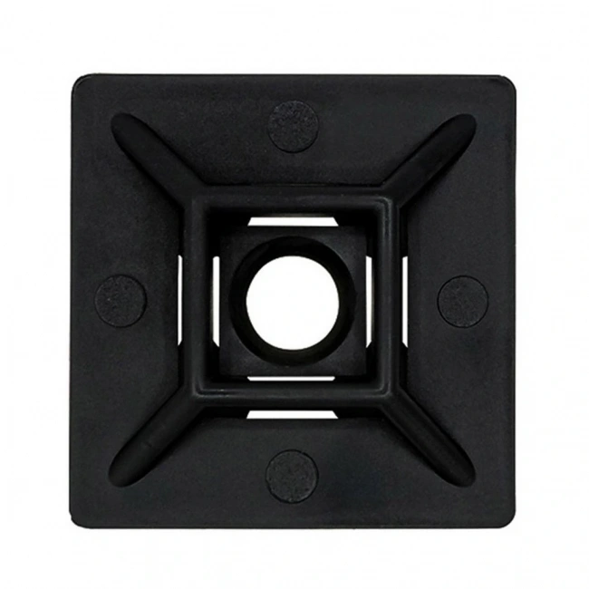 Gwest HW-3AB 19x19mm Yapışkanlı Kroşe Siyah 100 Adet