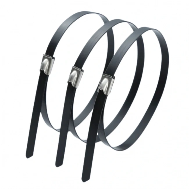 GWEST PVC Kaplı Metal Kablo Bağı PVC MTL 840 HD 840x7,9mm (100 adet)