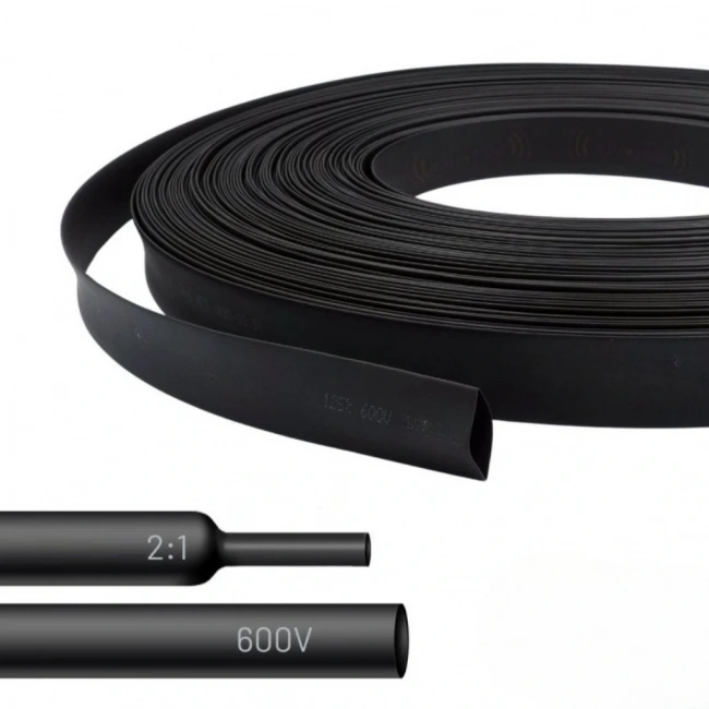 Gwest Woer Isı İle Daralan Makaron Siyah Çap:3mm 200 Metre