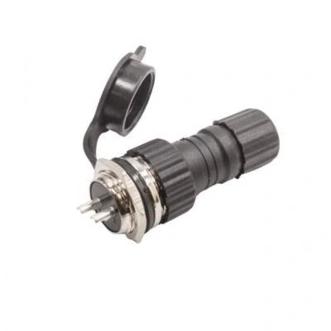 GX-16 2-Pin Su Geçirmez Mike Konnektör - Panel Tipi