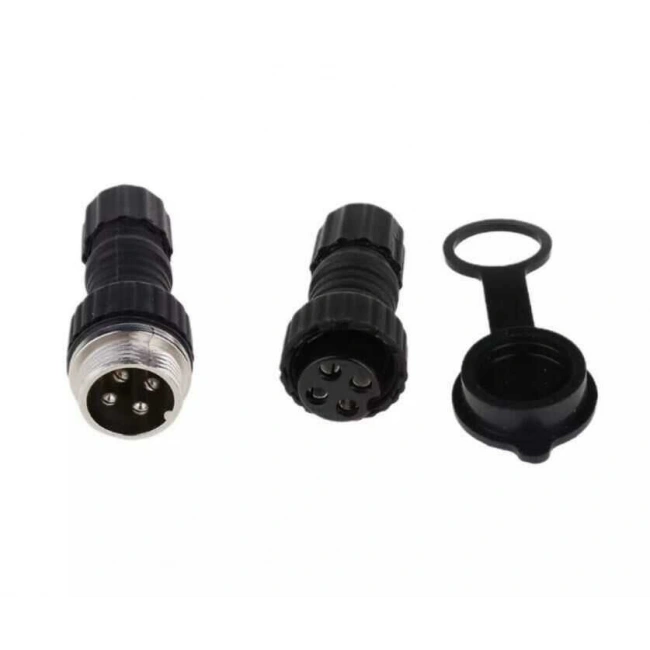 GX-16 4-Pin Su Geçirmez Mike Konnektör