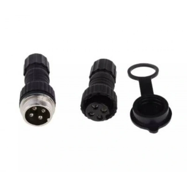 GX-16 4-Pin Su Geçirmez Mike Konnektör