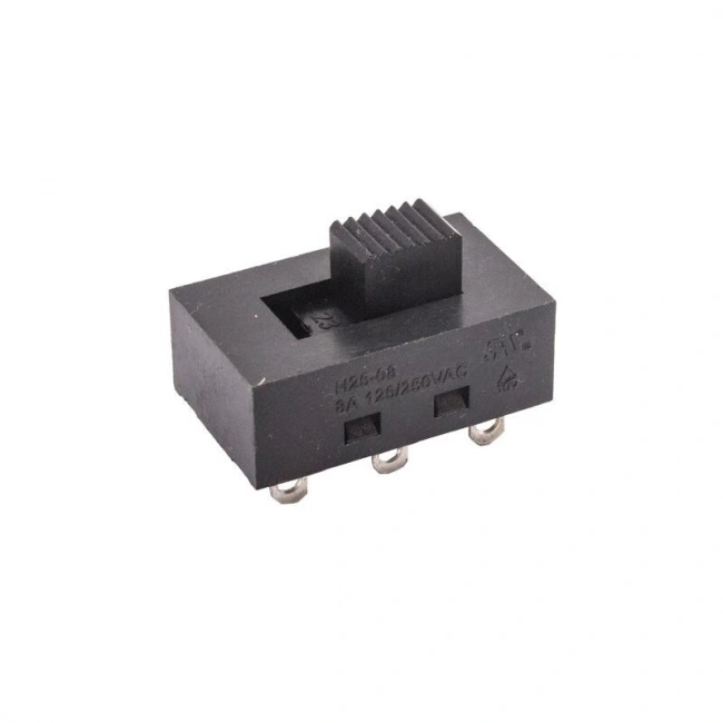 H25-08 2 Konumlu 6-Pin Sürgülü Switch
