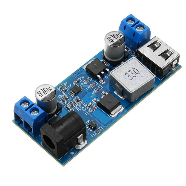 HCW-P715 9-36Vtan 5Va 5A Voltaj Düşürücü  Regülatör Kartı