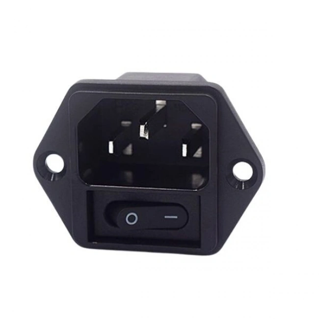 HD-901 Erkek Power Soketi T85 On-Off Anahtarlı