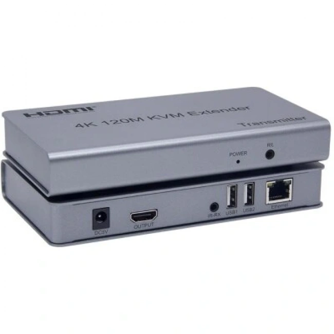 HDMI 4K 120M KVM Extender - HDMI+USB+IR To Cat5E/6