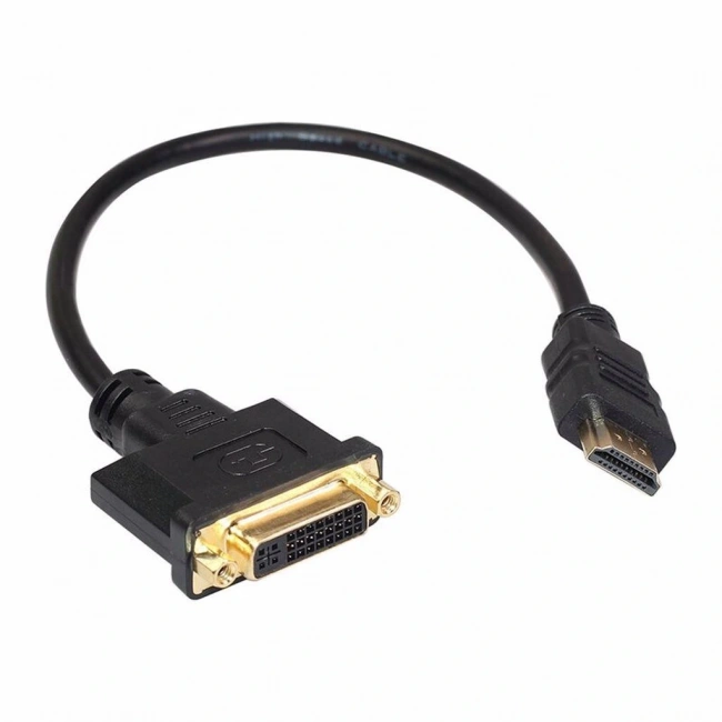 HDMI Erkek to DVI 24+5 Dişi Dönüştürücü Çevirici Adaptör