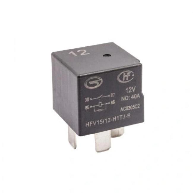 HFV15/12-H1TJ-R 12V 40A Otomotiv Rölesi 4-Pin
