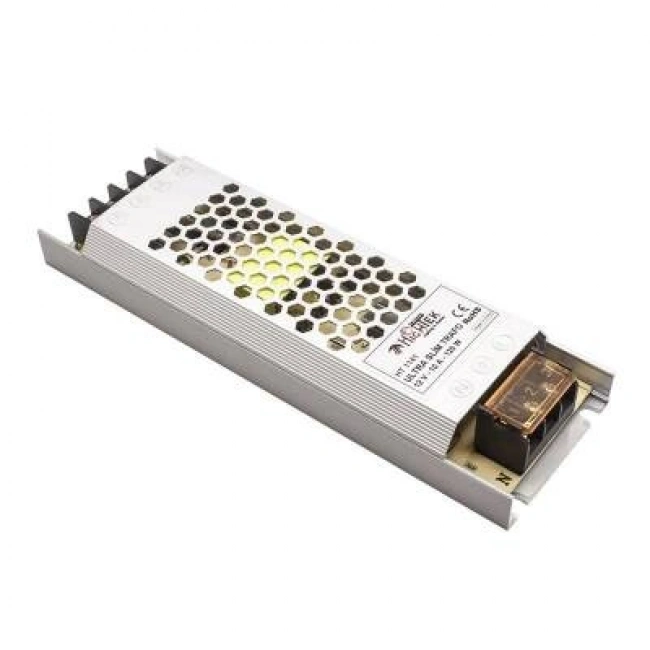 Hightek 12V 10A İnce Metal Kasa Adaptör - LED Driver