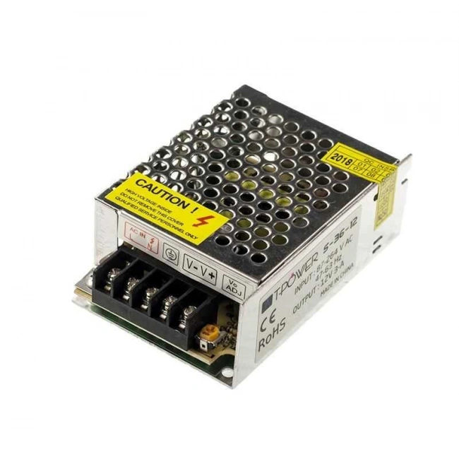 Hightek 12V 3A Metal Kasa Adaptör - LED Driver