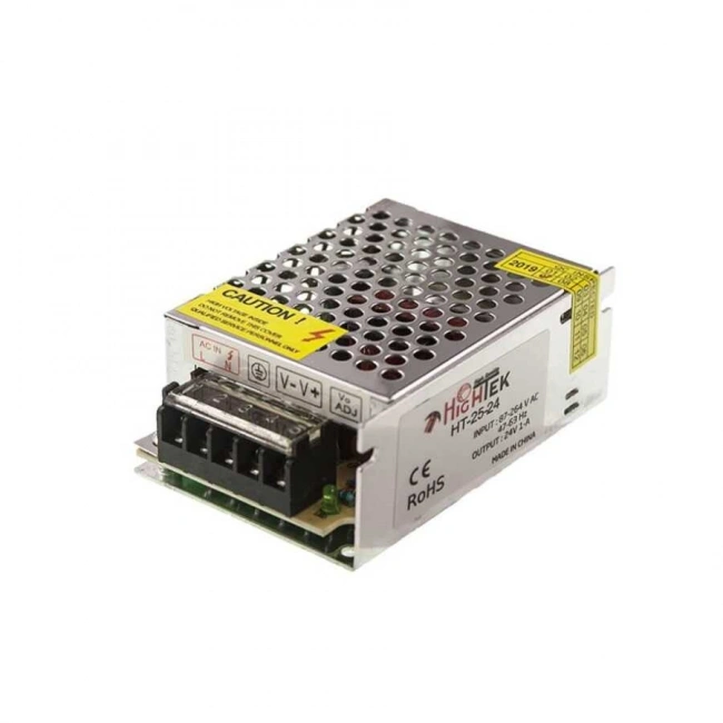 Hightek 24V 1A Metal Kasa Adaptör - LED Driver