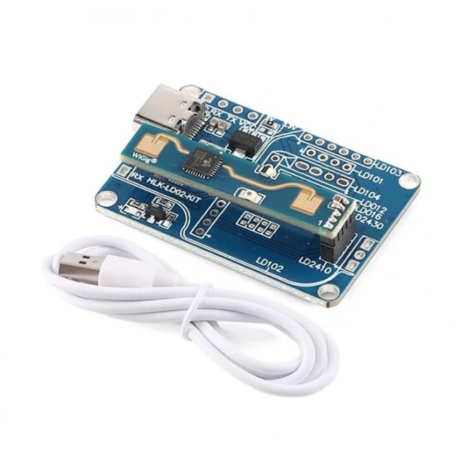 HLK-LD2410B+BLE 24Ghz Radar Hareket Algılama Sensörü Modülü Kiti