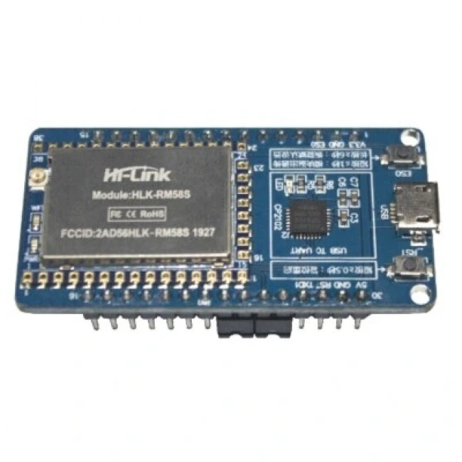 HLK-RM58S Seri/UART 2.4G/5G WIFI+BLE Geliştirme Kiti
