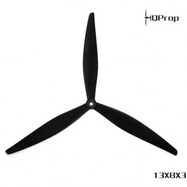 HQProp 13X8X3 3 Bıçaklı 1CW+1CCW Drone Pervanesi