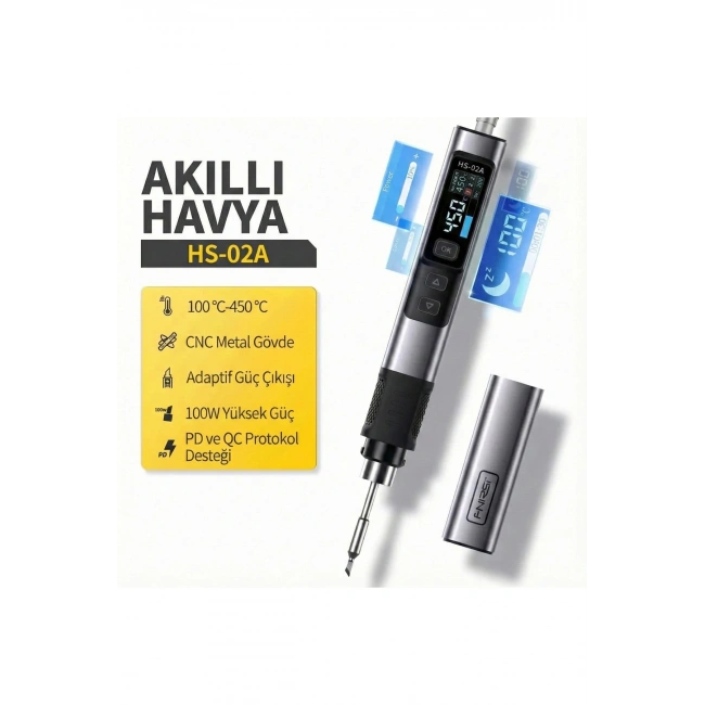 HS 02A Akıllı Elektrikli Havya 100W